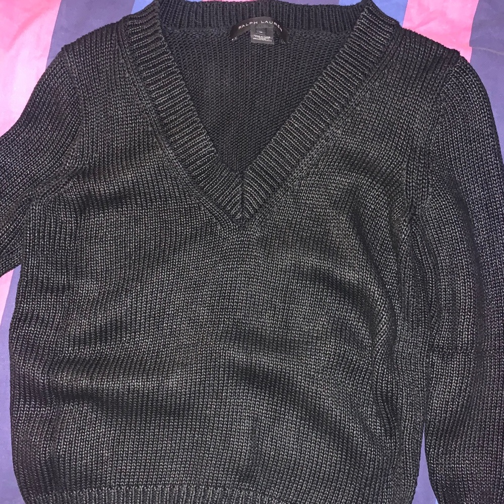 Ralph Lauren Black Label V Neck Sweater